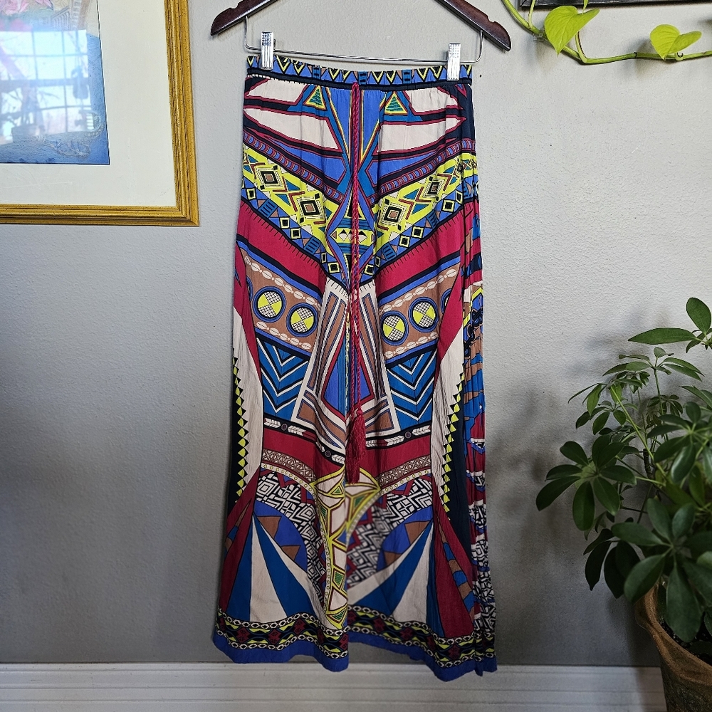 Flying Tomato Vibrant Boho Skirt Small